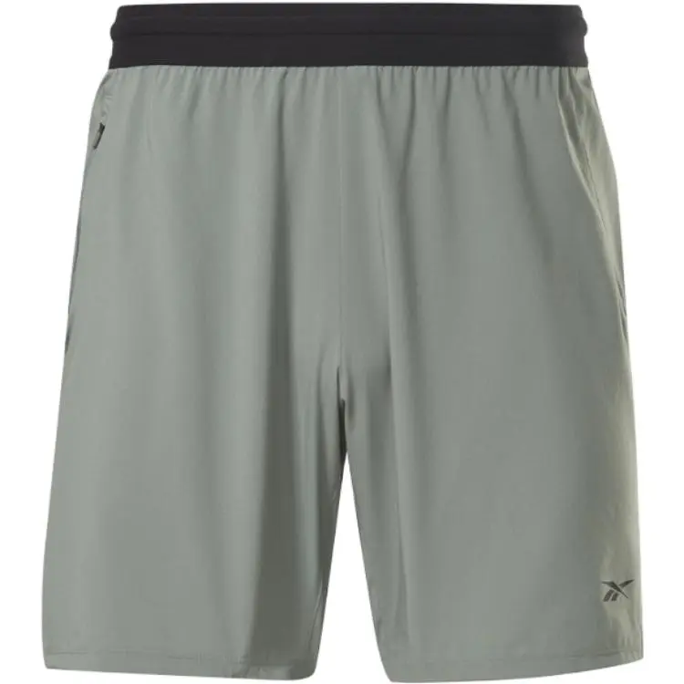 Reebok Casual Shorts Men's Army Green Moderate Straight Fit Pants