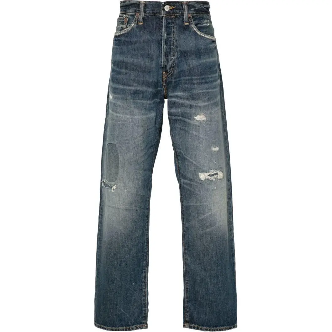 Polo Ralph Lauren Straight Leg Distressed Jeans