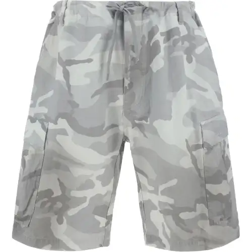 Balenciaga Camouflage Drawstring Cargo Shorts
