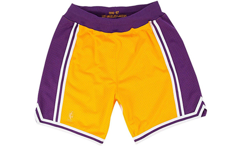 Mitchell Ness Basketball Shorts Unisex Yellow