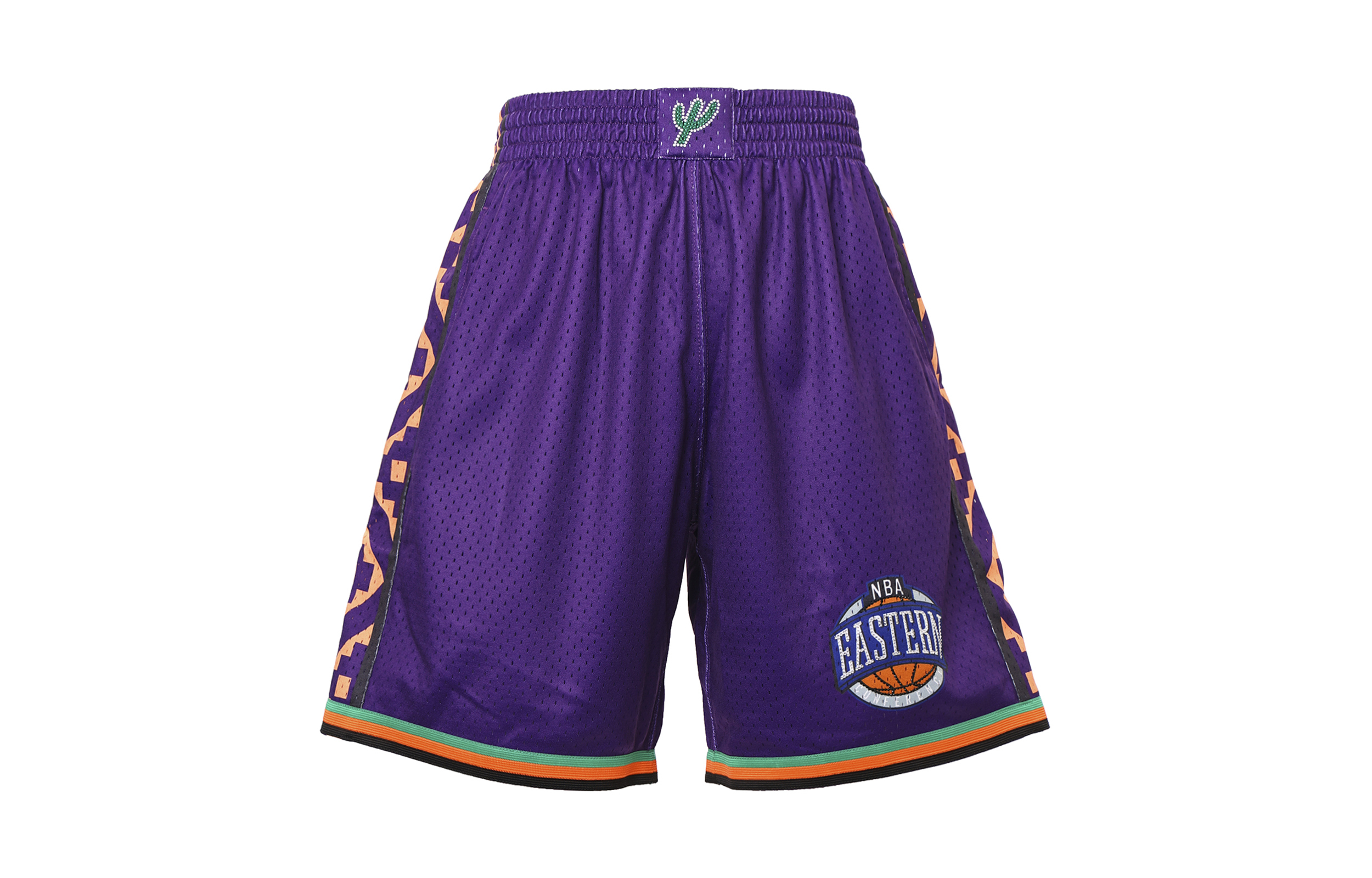 Mitchell & Ness SW Fan Edition 1995 Eastern All-Star Game Comfortable Sports Mid-Rise Basketball Pants Men's Purple