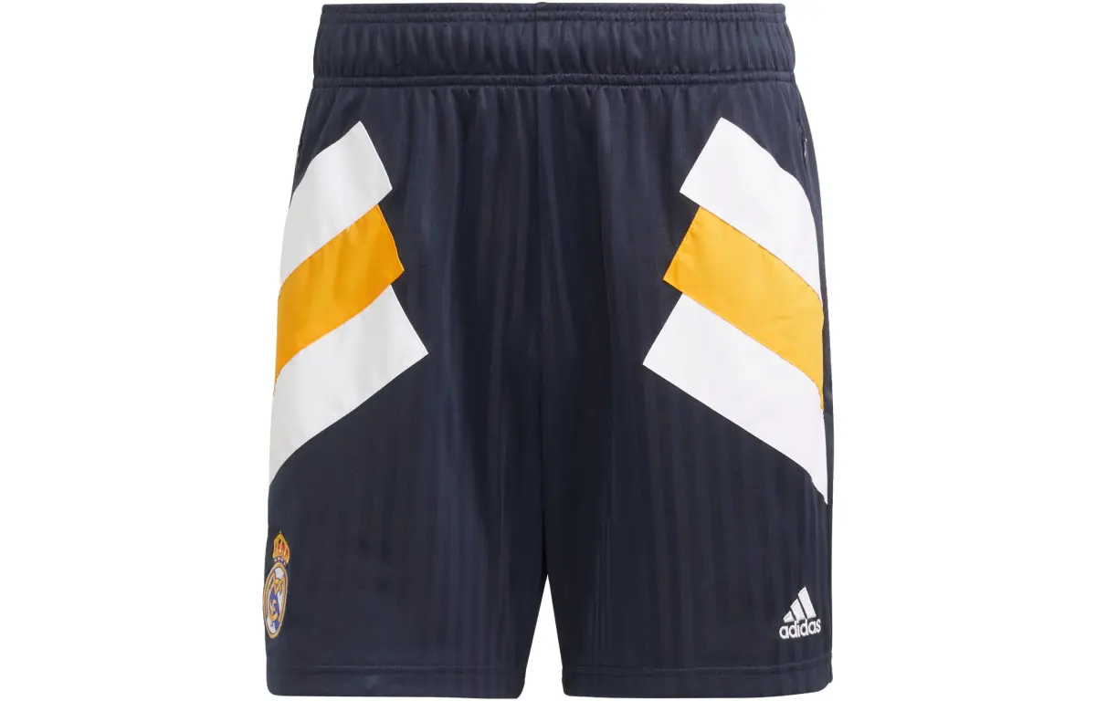 Adidas Real Madrid Casual Shorts Men's Dark Navy Blue Moderate