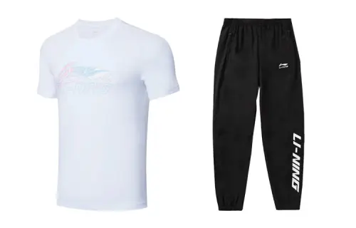Li Ning Casual Sportswear Men's Crew Neck Moderate