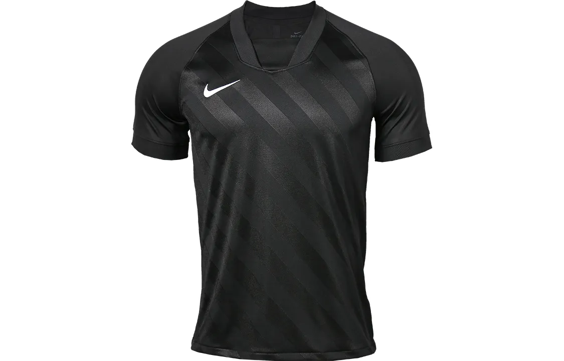 Nike Soccer Jerseys Men's Black Moderate Straight Fit