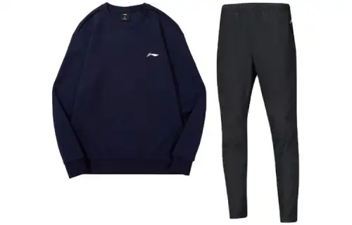 Li Ning Casual Sportswear Men's Crew Neck Moderate