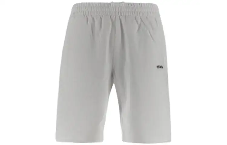 OFF WHITE Casual Shorts Men's Gray