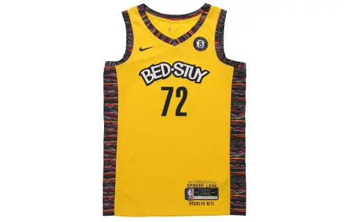 Nike Brooklyn Nets NBA basketball vest men's Amarillo yellow