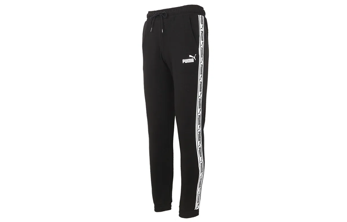 PUMA Sports Pants Men's Black Moderate