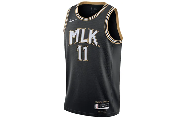 Nike Basketball Jerseys Men's Black Moderate Straight Fit