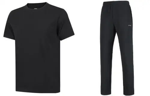 Li Ning Casual Sportswear Men's Crew Neck Moderate