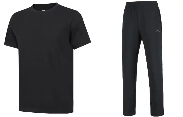 Li Ning Casual Sportswear Men's Crew Neck Moderate