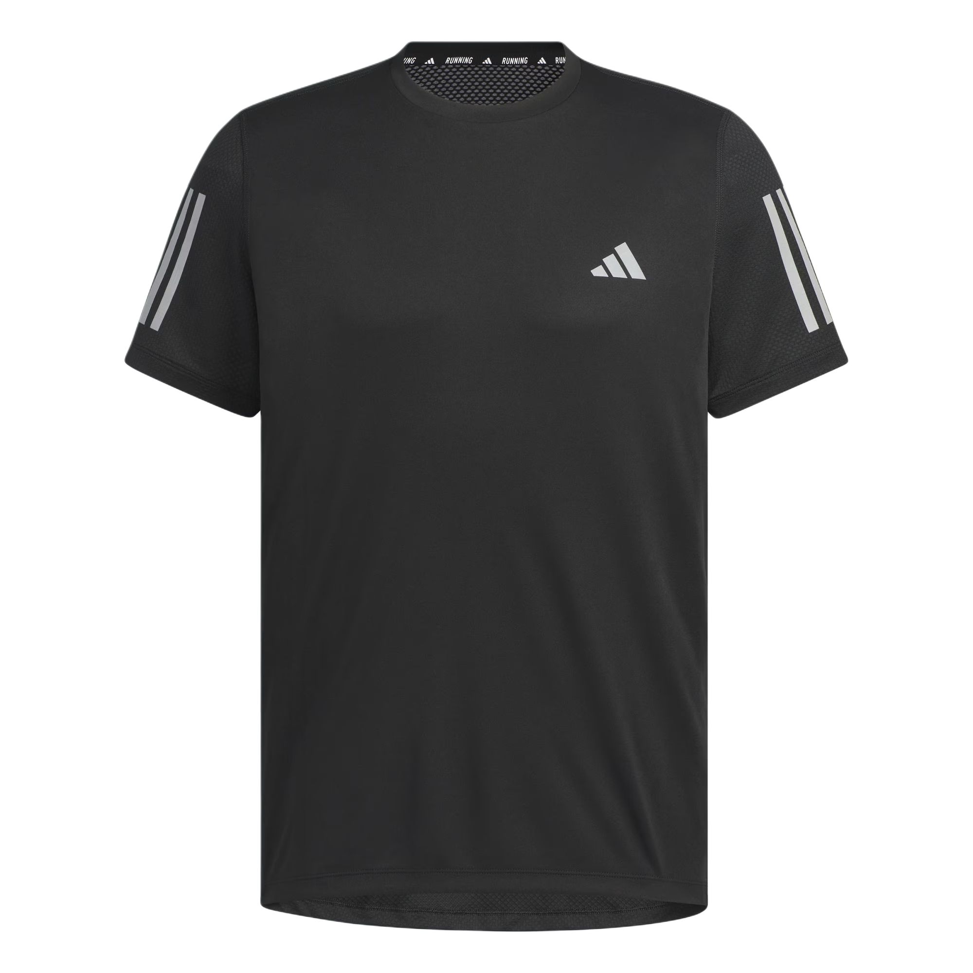 Adidas Own The Run Climacool COOLER Running T Shirt Men’s Black/Dark Silver Gray