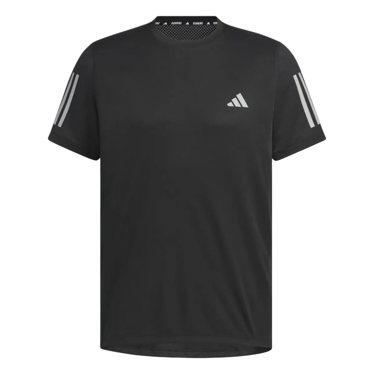 Adidas Own The Run Climacool COOLER Running T Shirt Men's Black/Dark Silver Gray