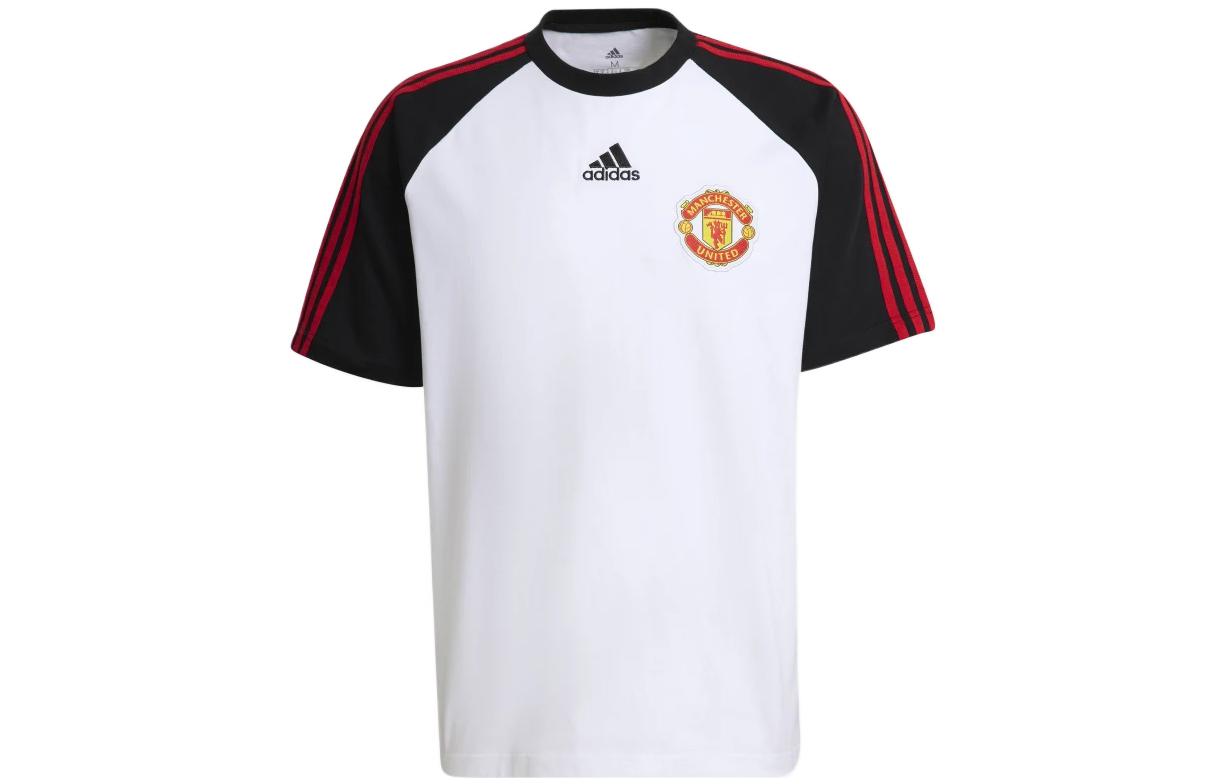 Adidas Manchester United Soccer Jerseys Men’s White Moderate Straight Fit