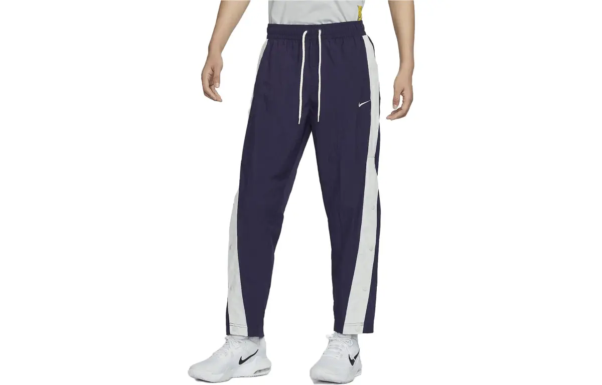 Nike Casual Pants Men's Purple Moderate Straight Fit Pants