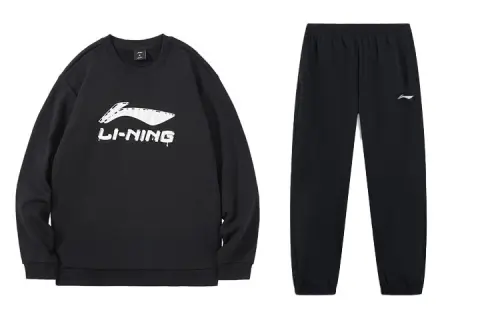 Li Ning Casual Sportswear Men's Crew Neck Moderate