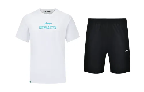 Li Ning Casual Sportswear Men's Crew Neck Moderate