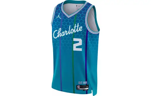 Jordan Basketball Jerseys Men's Blue Moderate Straight Fit