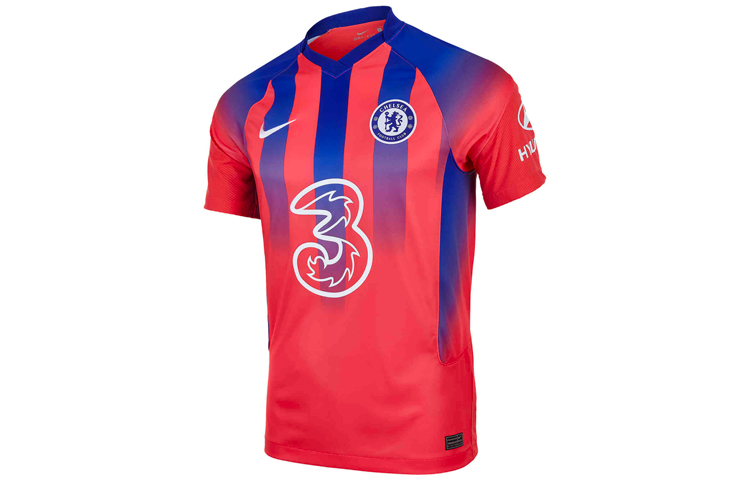 Nike Sports Football Jersey SW Fan Edition 20-21 Season Chelsea Football Club Men's Ember Red