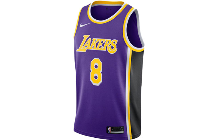 Nike NBA Los Angeles Lakers No. 8 Kobe Bryant Fan Edition SW Away Jersey Basketball Vest Men's Purple