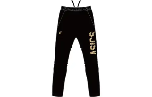 ASICS CA Casual Pants Men's Black Moderate Straight Fit Pants