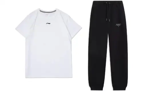 Li Ning Casual Sportswear Men's Crew Neck Moderate