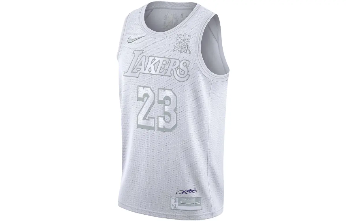 Nike Nba La Lakers Mvp Lebron James 23 Authentic Swingman Jersey