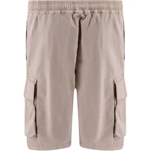 STONE ISLAND Cargo Shorts Men's Gray