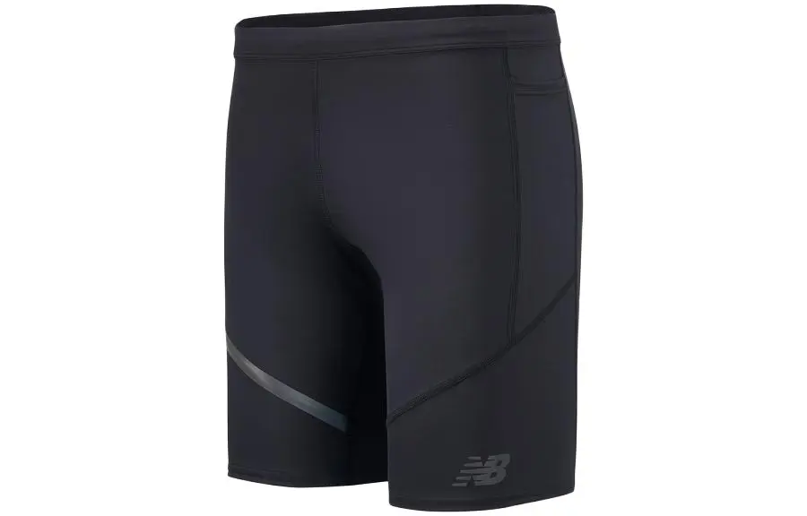 New Balance Casual Shorts Men's Black Moderate Straight Fit Pants