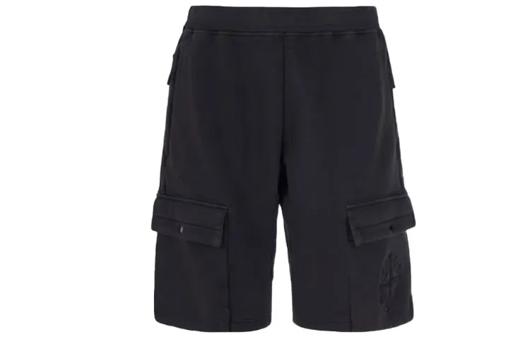 STONE ISLAND Casual Shorts Men's Black