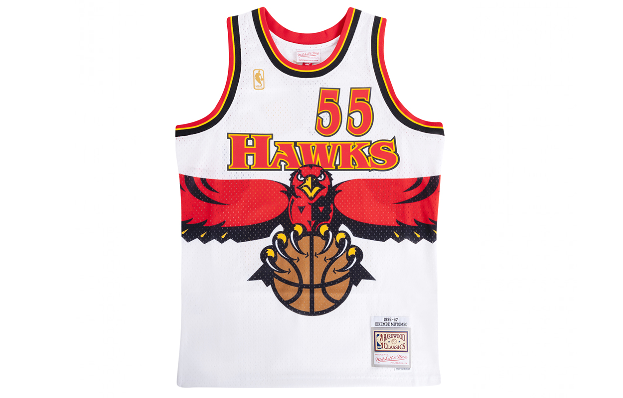 Mitchell & Ness Dikembe Mutombo Atlanta Hawks 1996 97 Swingman Swingman Nba Jersey