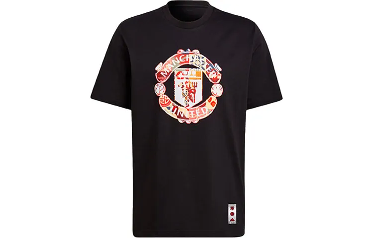 Adidas Manchester United Soccer Jerseys Men's Black Moderate