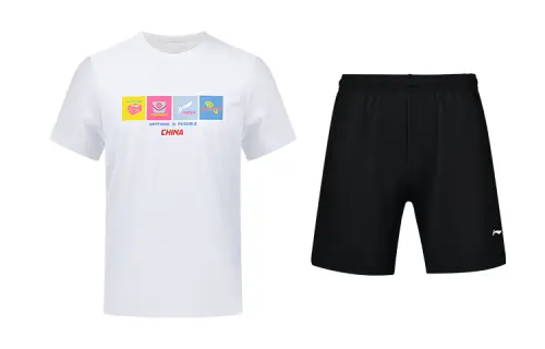 Li Ning Table Tennis Collection Casual Sportswear Men's White+Black