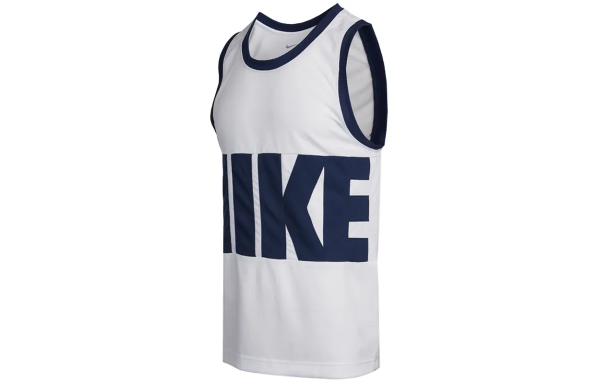 Nike Basketball Jerseys Men's White Moderate Straight Fit