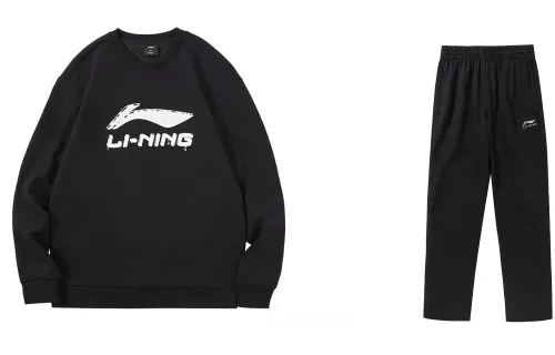 Li Ning Casual Sportswear Men's Crew Neck Moderate