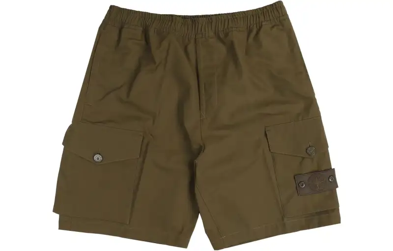 STONE ISLAND Cotton Cargo Shorts