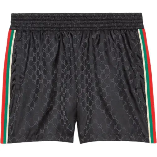 【Previous Season】GG-jacquard elasticated swim shorts