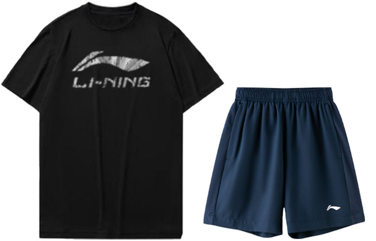 Li Ning Casual Sportswear Men’s Crew Neck Moderate
