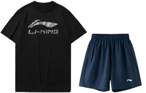 Li Ning Casual Sportswear Men's Crew Neck Moderate