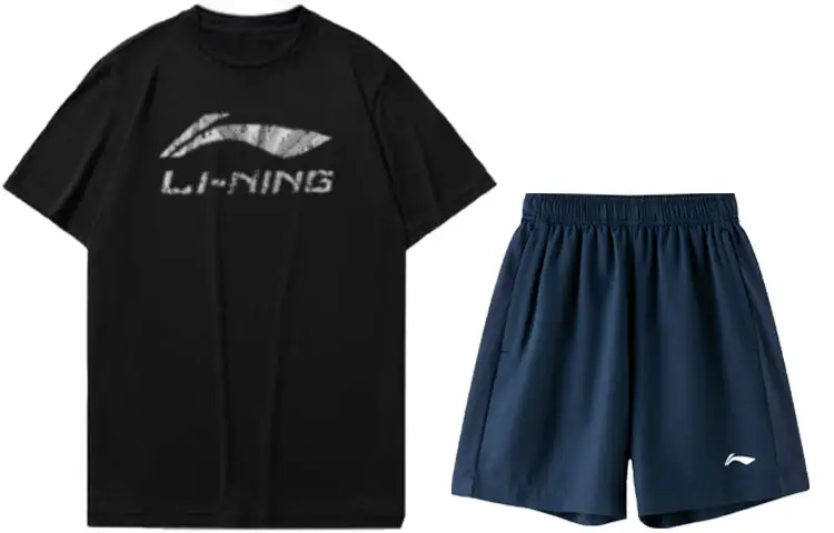 Li Ning Casual Sportswear Men's Crew Neck Moderate