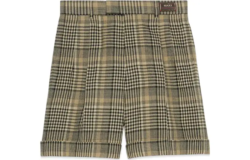 GUCCI Love Parade Casual Shorts Men's Brown Moderate