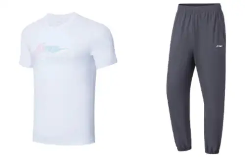 Li Ning Casual Sportswear Men's Crew Neck Moderate