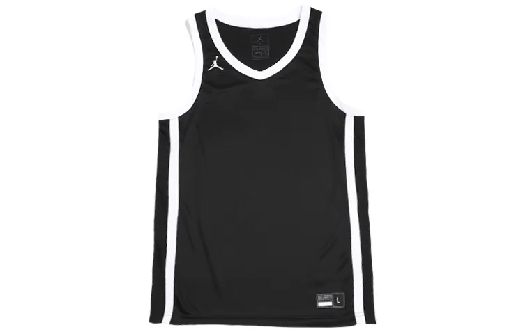 Jordan Basketball Jersey Men's Black White