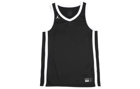 Jordan Basketball Jersey Men's Black White
