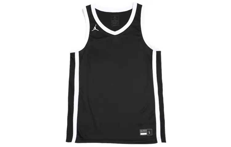 Jordan Basketball Jersey Men's Black White
