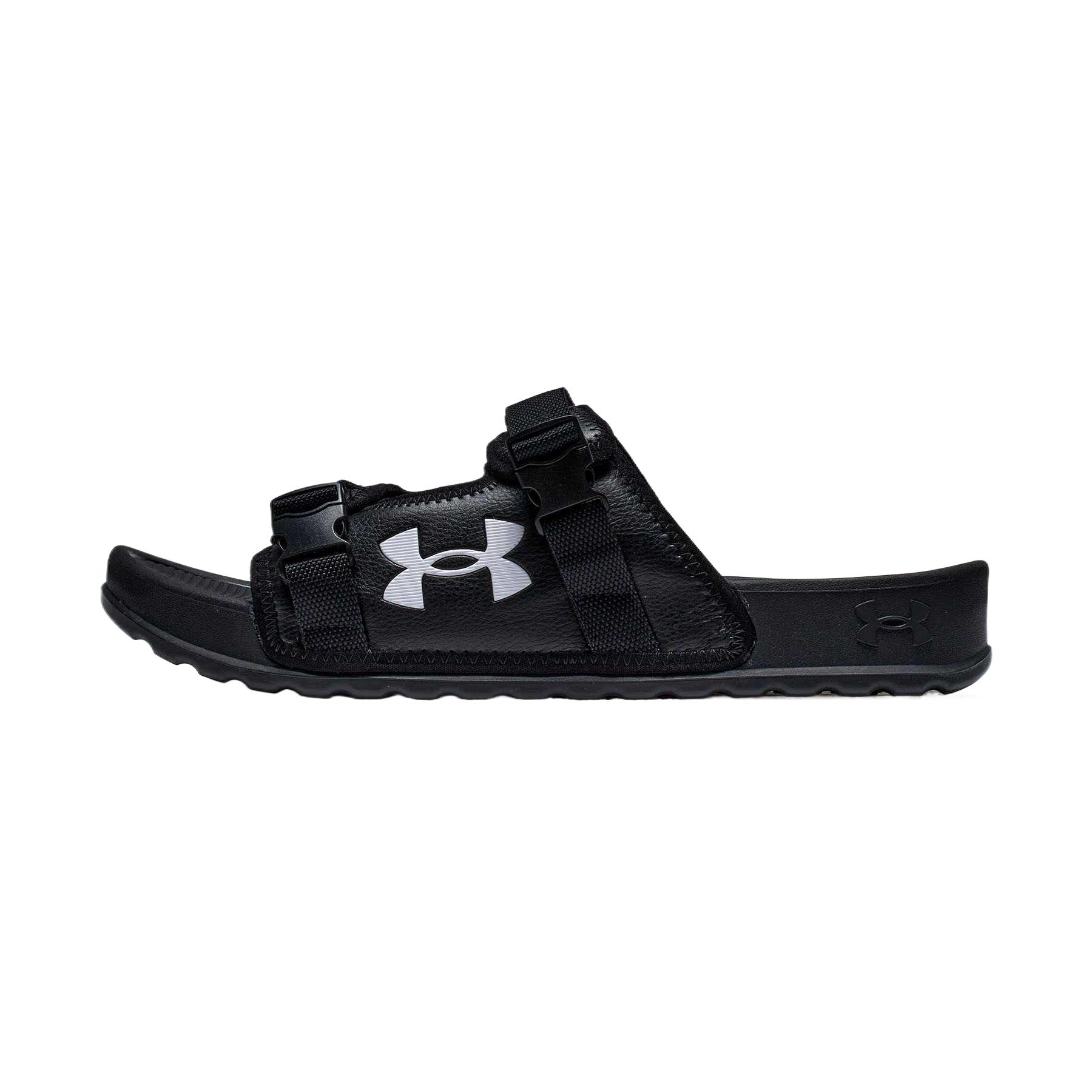 Шлепанцы Under Armour Movement (черно-белые)