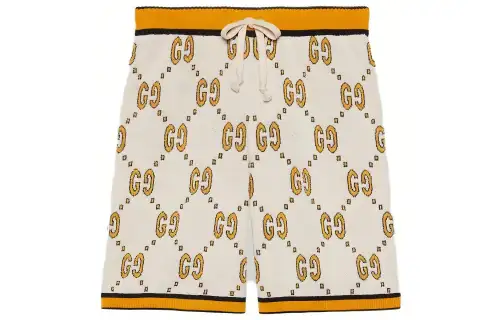 GUCCI Casual Shorts Men's Yellow Moderate