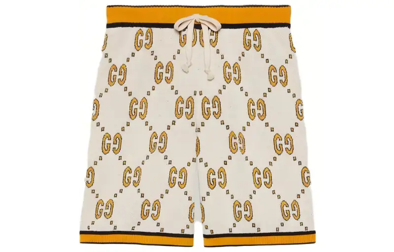 GUCCI Casual Shorts Men's Yellow Moderate