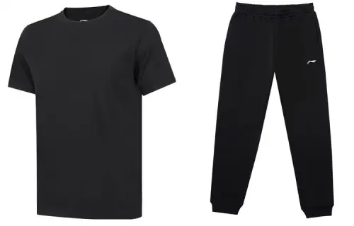 Li Ning Casual Sportswear Men's Crew Neck Moderate