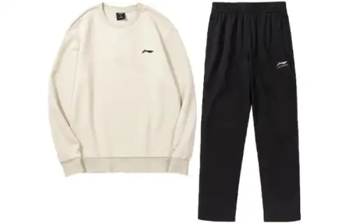 Li Ning Casual Sportswear Men's Crew Neck Moderate